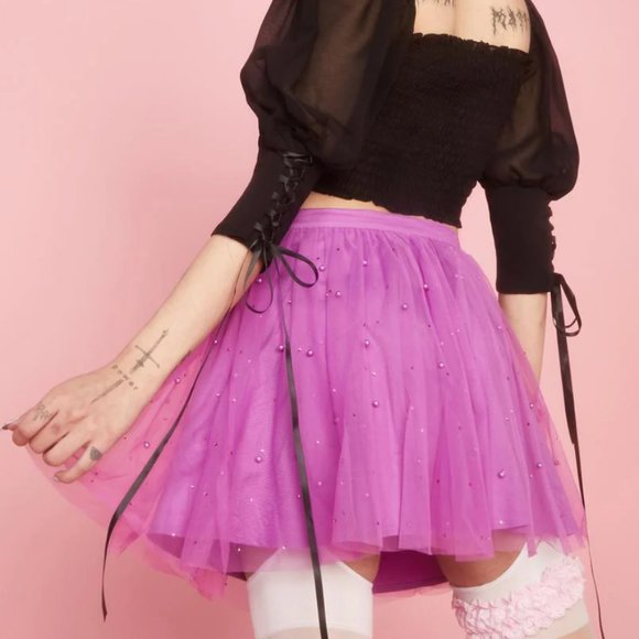 Plum Fairy Glam Mother Tulle Skirt - Picture 7 of 7